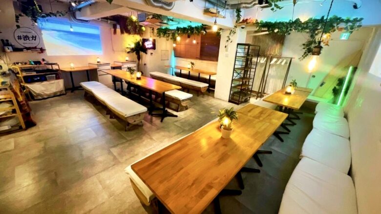 渋谷で少人数貸切するなら渋谷ピカリエ本店がおすすめ!渋谷駅から近いから貸切パーティーに最適です! 大人数での貸切におすすめ!