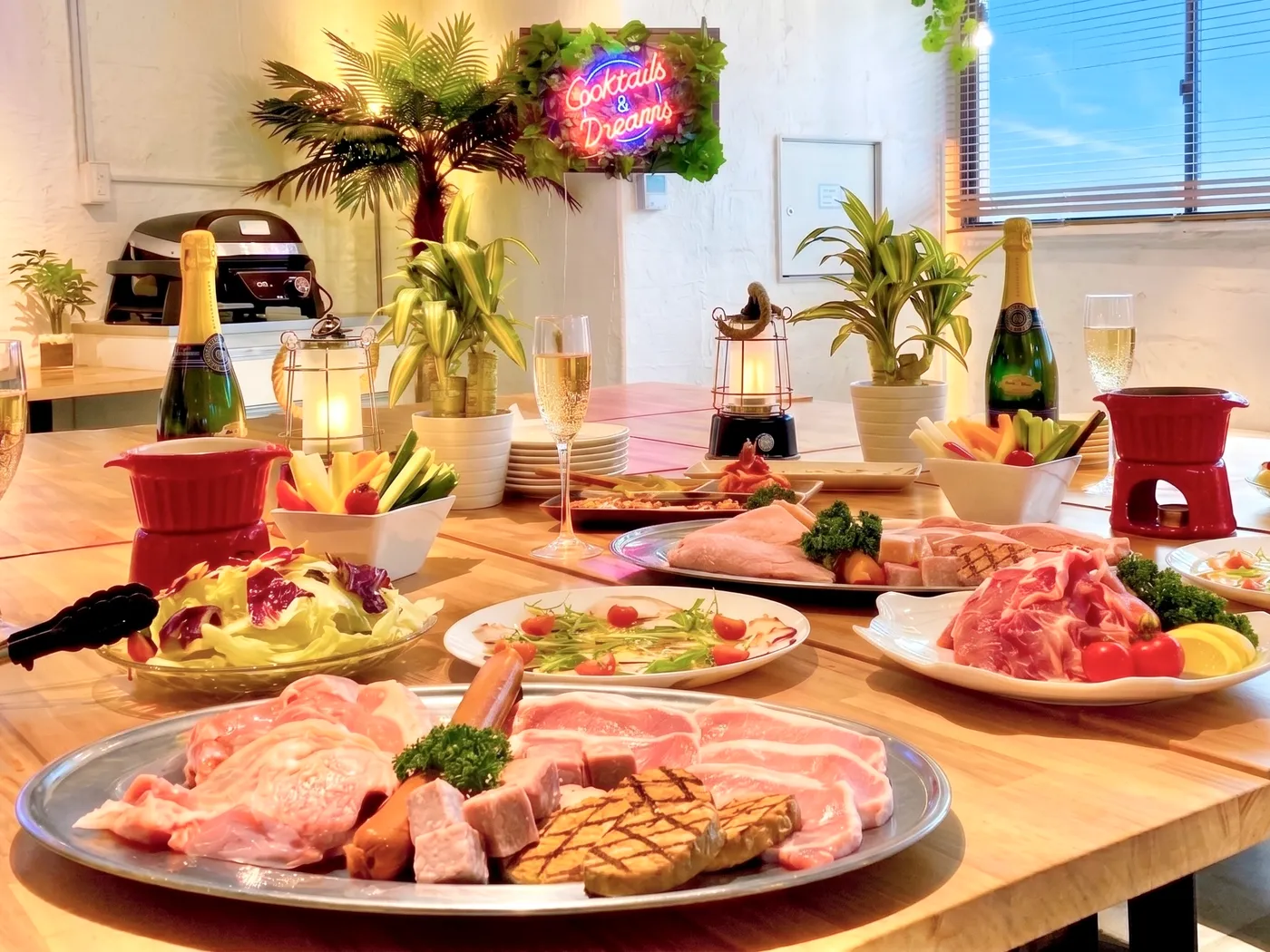 〈渋谷×貸切×GW BBQ〉 内観1