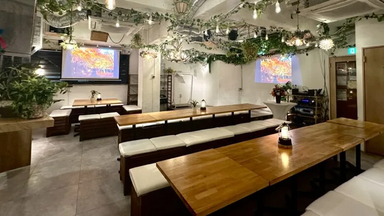 渋谷で80人貸切するなら渋谷ガーデンルーム3Fがおすすめ!渋谷駅から近いから大人数でも集まりやすい!