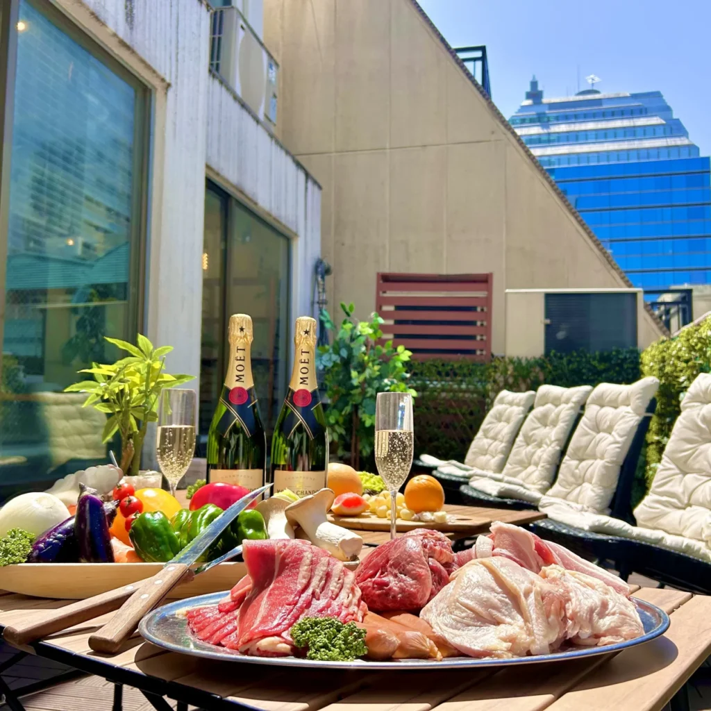 渋谷で昼からBBQ「渋谷ピカリエ道玄坂本店」