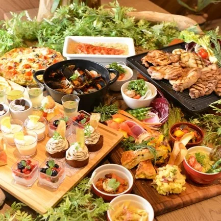 渋谷で雨の日にBBQするなら渋谷ピカリエがおすすめ!
渋谷駅チカのおしゃれ居酒屋を貸切で♪
豊富な飲み放題付きコース♪